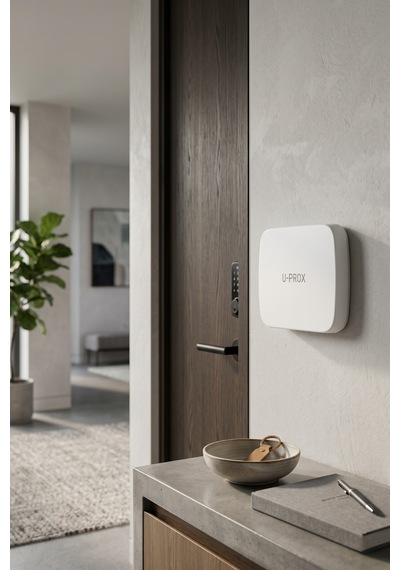 U-prox Extender White Kablosuz Alarm Menzil Artırıcı Sinyal Tekrarlayıcı Beyaz