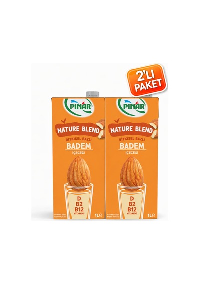 Badem Sütü 1lt X 2 Adet