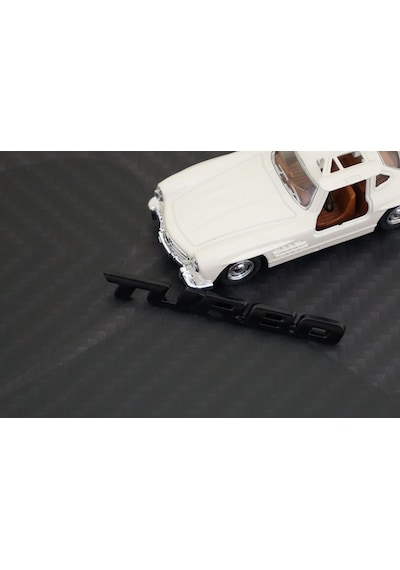 Audi Turbo Bagaj Krom Metal 3M 3D Bagaj Yazı Logo K (548529028)