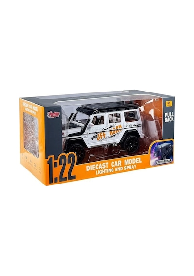 Hcl-801p Çek Bırak 1:22 Sesli Ve Işıklı Buhar Çıkartan Metal Jeep -vardem
