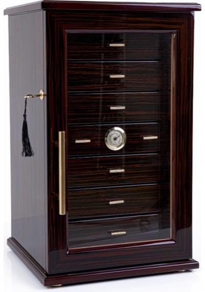 Parmida Humidor / Yedi Çekmeceli Puro Saklama Kutusu - Kahverengi 0185