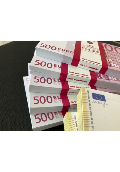 Yeni 20 Deste Karışık Euro 50-100 Ve 200 Euro Geçersiz Para Eğlen
