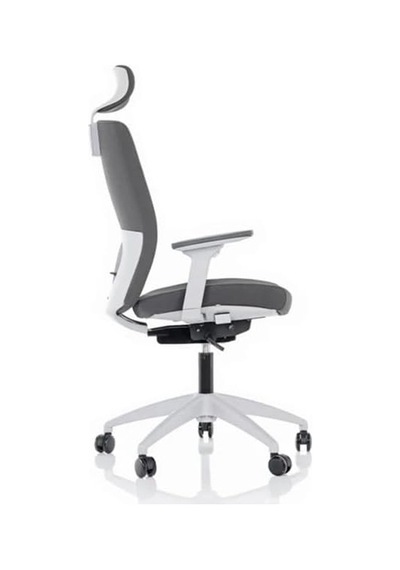 Ergonomik Ofis Koltuğu, Yüksek Sırt Desteği, Başlıklı, Ayarlanabilir Kolçaklı, Gri Ve Beyaz Çok Renkli Ergonomik Ofis Koltuğu, Yüksek Sırt Desteği, Başlıklı, Ayarlanabilir Kolçaklı, Gri Ve Beyaz Çok Renkli