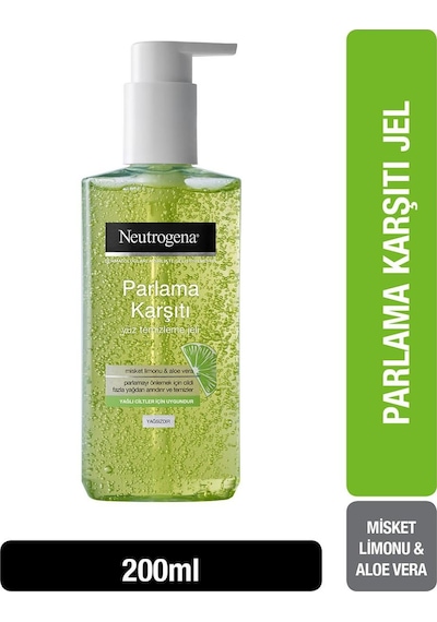 Neutrogena Parlama Karşıtı Peeling ve Temizleme Jeli 2li Set