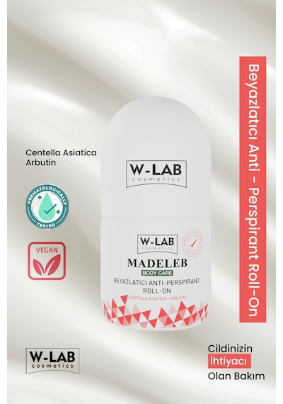 W-Lab Cosmetics Madeleb Body Care Unisex Roll-On 50 ML