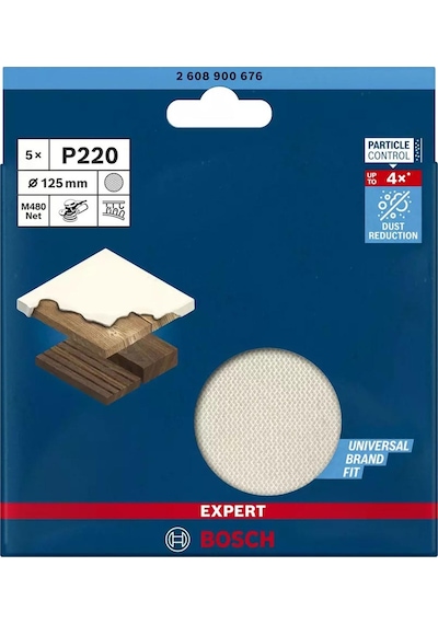 Bosch M480 125 Mm 220 Kum Elek Telli Ağ Zımpara 2608900676