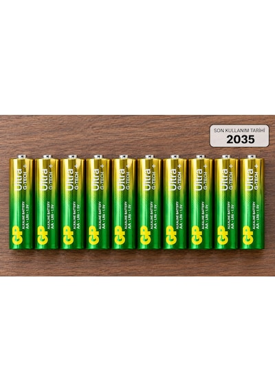 Gp Ultra Aa 10 Lü 1,5 V 2a Kalem Pil YENİ TİP