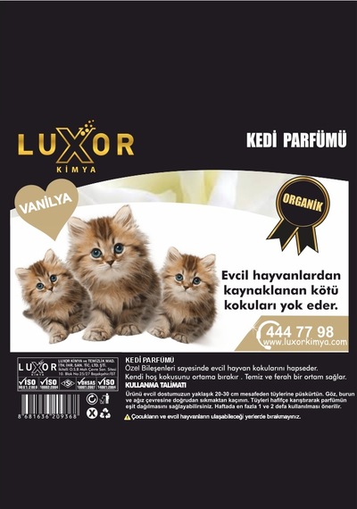 Luxor Kimya Kedi Parfümü Vanilya 200 ml