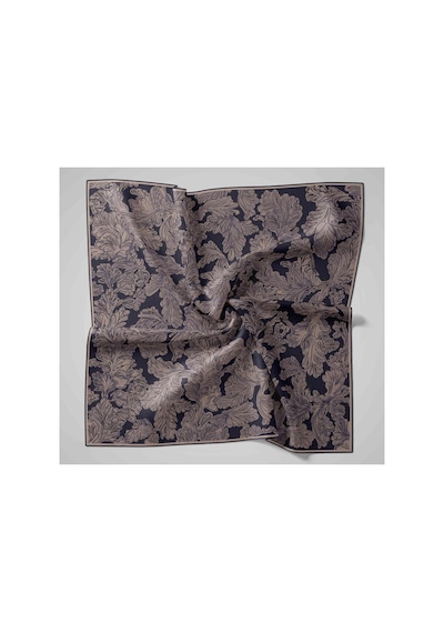 Silk Home Twill İpek Eşarp - 11468-32 Lacivert Mor