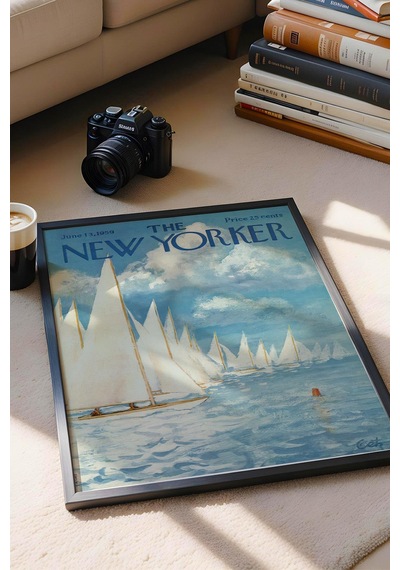 The New Yorker Çerçeveli Tablo June 13 1959