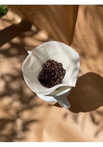 Ladies Yeniden Kullanılabilir Kumaş Kahve Filtresi V60 S