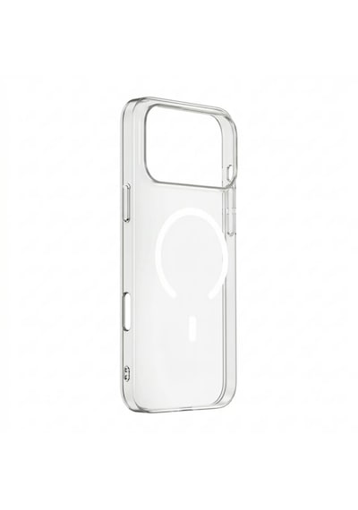 Apple Uyumlu iPhone 17-18 Pro Magsafe Kılıf Wireless Kablosuz Şarj Destekli Kamera Korumalı Şeffaf Darbe Emici