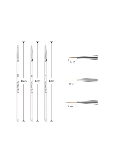 Nail Art Çizim Fırça Seti C113