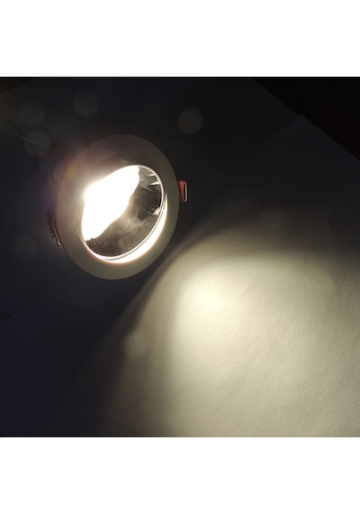Siyah Krom Çiftli Sıva Altı Spot Cob Led Armatür GU10 5W Gün IşIş