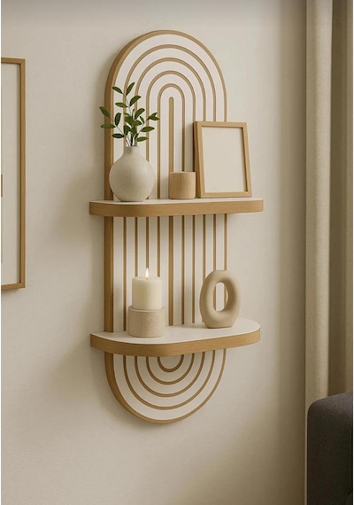Modern Duvar Rafı 70x20 Cm / Dekoratif Ahşap Duvar Rafı / Minimalist Çok Amaçlı Raf / Salon, Mutfak, Banyo Ve Antr Diğer