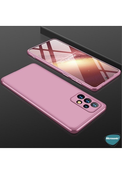 Microsonic Samsung Uyumlu Galaxy A73 5G Kilif Dip 360 Rose Gold 539554643