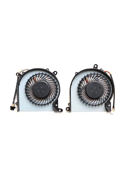 Clevo 6-31-P6502-201 Çift L+R Sağ Sol Cpu Soğutucu Fan