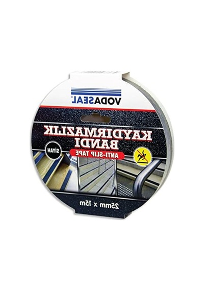 Kaydırmaz Bant, 25mm X 15m, Siyah, Çok Amaçlı Kullanım