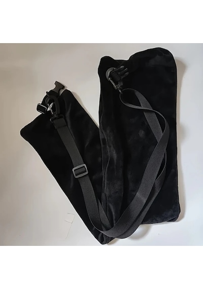 Gaojunshop01 Ayarlanabilir Doldurulabilir Seyahat Boyun Yastığı Gri Taşınabilir Katlanır Yumuşak