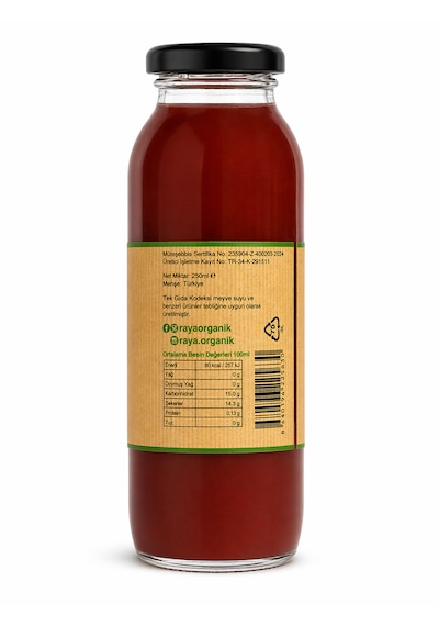 Organik Nar Suyu 6 Lı Set 6 X 250 Ml Toplam 1500 Ml