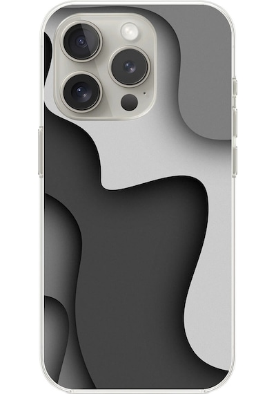 Apple Uyumlu iPhone 11 Pro Şeffaf Kılıf Şeffaf Wallpaper 2 Tasarımlı