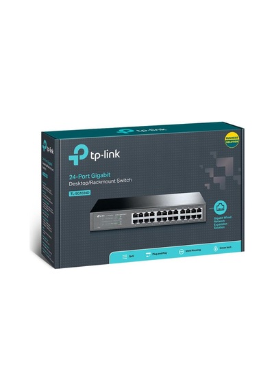 Tp-link Tl-sg1024d - 24-port 10/100/1000mbps Gigabit Switch, Rack Mount