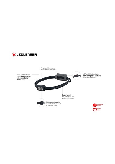 Led Lenser Neo3 Blue Kafa Feneri Çok Renkli