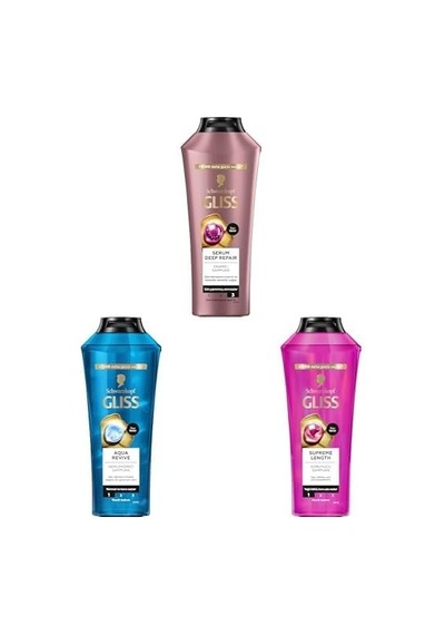 Tr Şampuan Çeşitleri 3x400ml