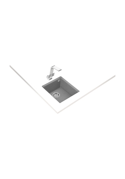 Teka Square 34.40 TG Tek Hazneli Tezgahaltı Tegranite Eviye Gri 115230031