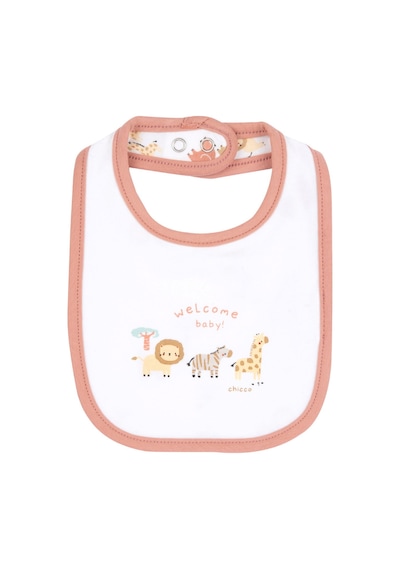 Chicco Bebek Baskılı Mama Önlüğü 09101635000000 000030 Beyaz