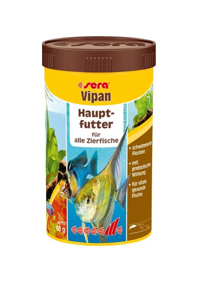 Sera Vipan Nature Balık Yemi 250 Ml 60 Gr