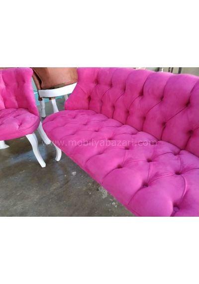Mobilyabazari Almera Çay Seti Ikili Koltuk (Salon, Balkon, Ofis,