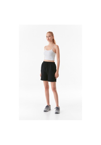 Fullamoda Fitilli İp Askılı Crop Büstiyer 24ygb650211071-beyaz 24YGB650211071-Beyaz