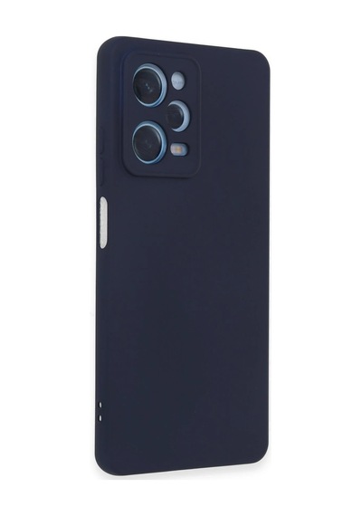 Cosmotex Newface Xiaomi Redmi Note 12 Pro 5g Kılıf Nano İçi Kadife Silikon - Lacivert