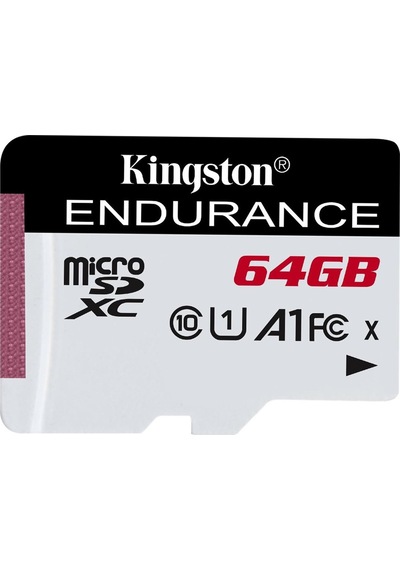 Kingston SDCE-64GB 64GB microSDXC Endurance 95R-30W C10 A1 UHS-I Card Only Hafıza Kartı