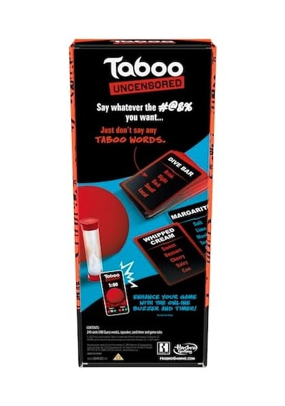 Taboo Sansürsüz Tabu Parti Oyunu Sadece Yetişkinlere Özel İngilizce Versiyonu 18 Yaş Ve Üzeri 4+ Oyuncu Yaklaşık 20 Dakika Yetişkinler İçin Grup Oyunu