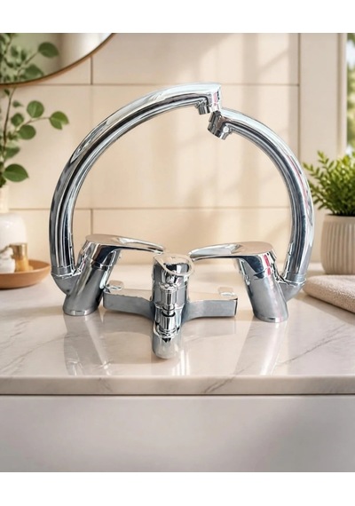 Eskaya 3 Lü Mutfak Lavabo Bataryası Musluk Çeşme Seti Mix Banyo Set Premium Malzme Henüz Yorum Yazılmamış. Krom