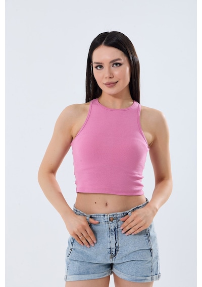 5'li Kadın Pamuklu Likralı Ribana Fitilli Crop Atlet Tişört 27120 Bordo 5'li Kadın Pamuklu Likralı Ribana Fitilli Crop Atlet Tişört 27120 Bordo