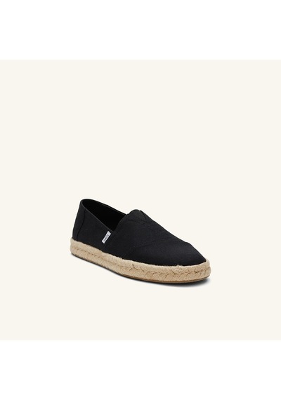 10019875 Black Espadril Erkek 10019875 10019866 10019870 10019899 Toms Alpargata Rope 2.0 Siyah