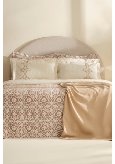 Karaca Home Luvina 8 Parça Çift Kişilik Summer Set Bej Bej