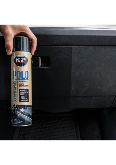K2 Polo Cockpit Plastik Vinil Ahşap Koruyucu Cila 750ml