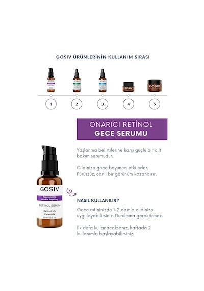 Gosiv Onarıcı Retinol Serum 30 ML