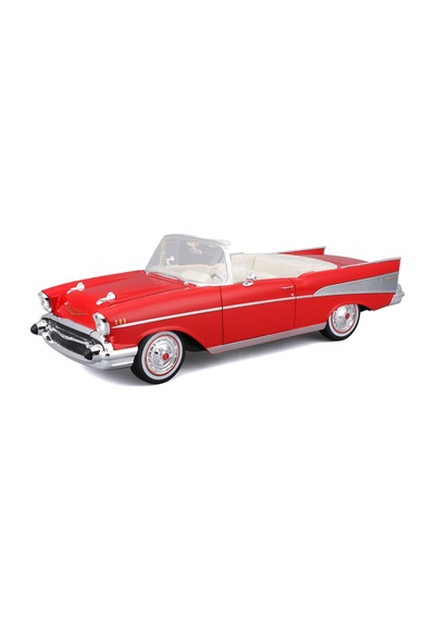 1957 Chevrolet Bel Air Convertible Model Araba 31476 Kırmızı