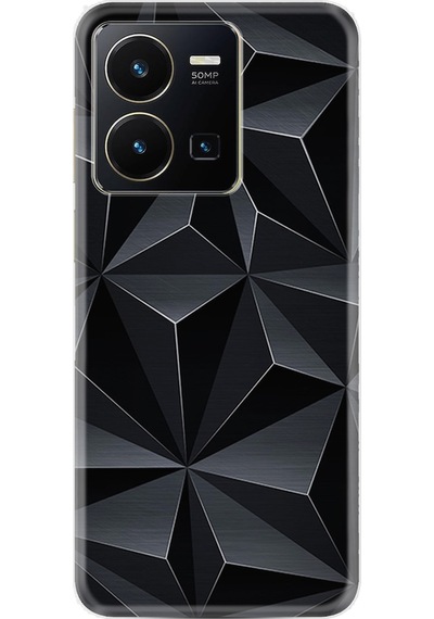 Vivo Y35 Kilif Silikon Desen Prizmalar 1782 566402841