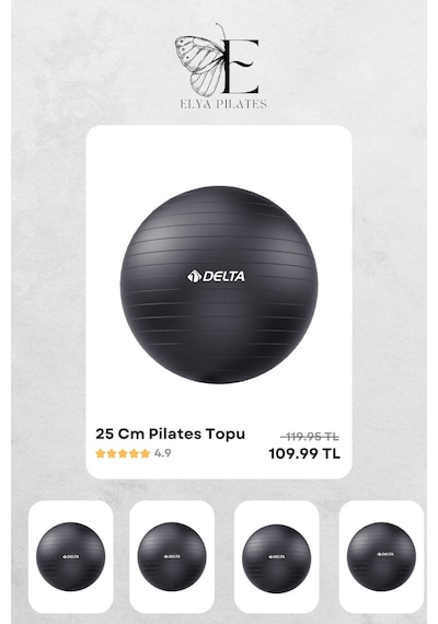 Tüm Vücut Fitnessı İçin İdeal Pilates Seti - Mindere, Dambıla Ve Daha Fazlasına Sahip Siyah