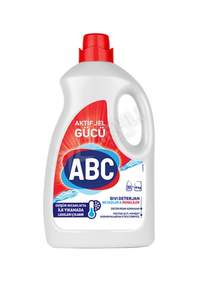 Abc Sıvı Çamaşır Deterjanı Beyazlar & Renkliler 2145 Ml Diğer