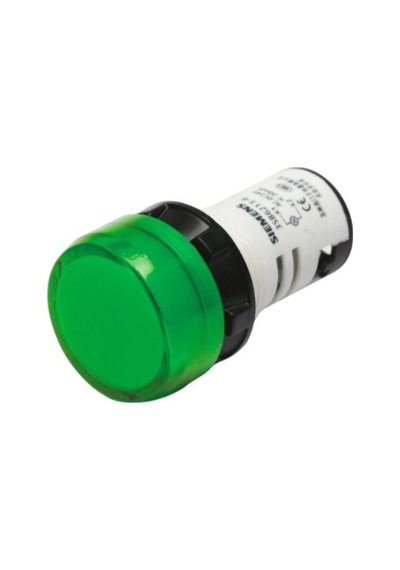 Siemens 3sb6216-6aa40-1aa0 Komple Sinyal Lamba 230v Ac Yeşil