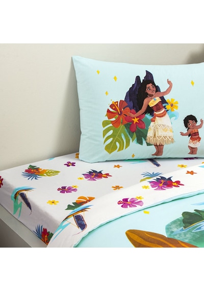 Taç Lisanslı Disney Moana Tek Kişilik Pamuk Nevresim Takımı 000000001000049920 Çok Renkli