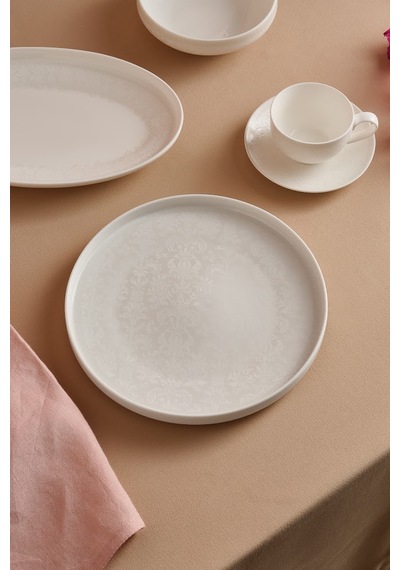 Karaca Minerva Pasta Tabağı 20 Cm Beyaz