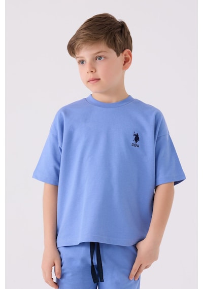 U.S. Polo Assn. Erkek Çocuk Mavi Bermuda Takım 5274-43973 Mavi